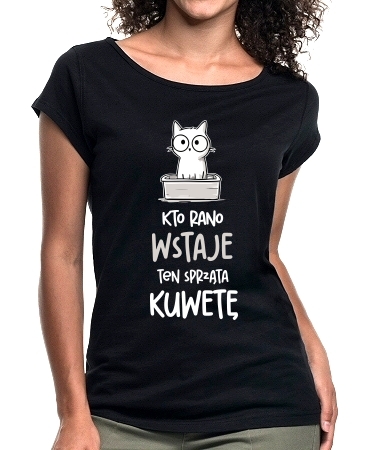 Kto rano wstaje sprząta kuwetę