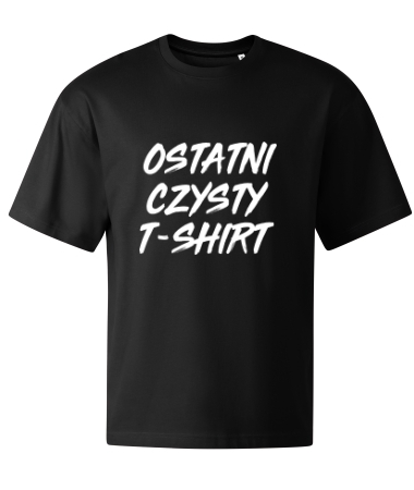 Ostatni czysty t-shirt