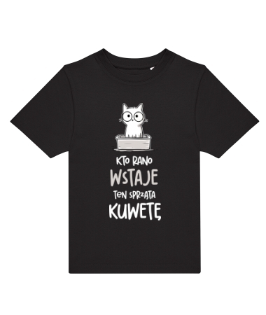 Kto rano wstaje sprząta kuwetę